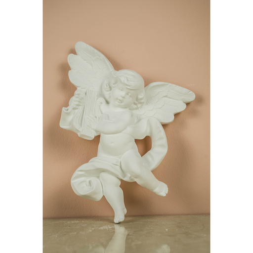 [ALA 2906 B] Angel Música 19 cm. Escayola 
