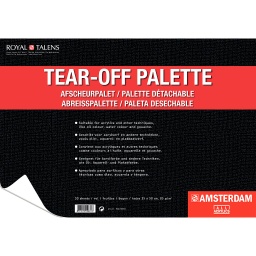 [90673550] Paleta Desechable Papel Bloc 30 Hojas 35 x 50 cm. Amsterdam