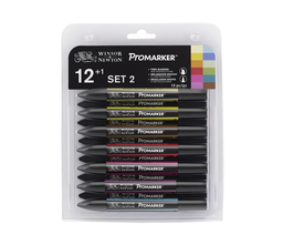 [0290023] Set 12+1 Rotuladores Colores Nº2 Promarker