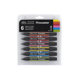 [0290025] Set 6 Rotuladores Colores Vibrantes Promarker