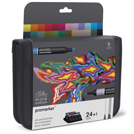 [290078] Estuche 24+1 Rotuladores Colores Arte e Ilustración Promarker