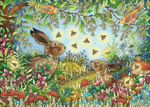 [15172 1] Puzzle 1000 piezas -Bosque Mágico de Noche- Ravensburger