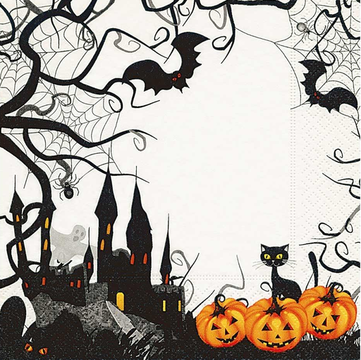 Servilleta 33 x 33 cm. -Spooky- Paper-Design