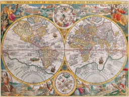 [16381 6] Puzzle 1500 piezas -Mapamundi Histórico- Ravensburger