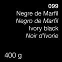 [4350099] Pigmento Negro Marfil 400 gr. Dalbe