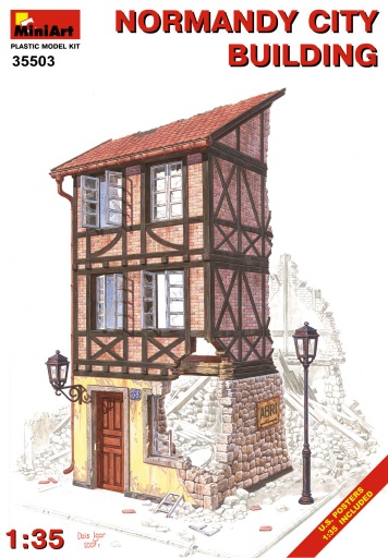 [35503] Edificio 1/35 Ciudad de Normandía MiniArt