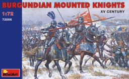 [72006] Figuras 1/72 Caballeros Montados Burgundian (Siglo XV) MiniArt