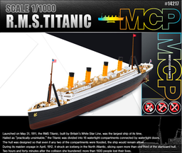 [14217] Barco 1/1000 RMS Titanic Academy