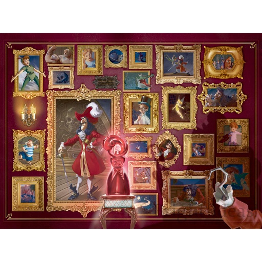 [15022 9] Puzzle 1000 piezas -Villainous: Capitán Garfio- Ravensburger
