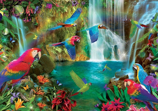 [18457] Puzzle 1000 piezas -Loros Tropicales- Educa