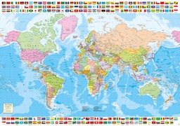 [18500] Puzzle 1500 piezas -Mapamundi Político- Educa