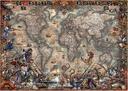 [18008] Puzzle 2000 piezas -Mapa de Pirata- Educa