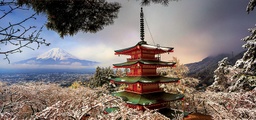 [18013] Puzzle 3000 piezas -Monte Fuji y Pagoda Chureito, Japón- Educa