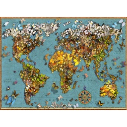 [15043 4] Puzzle 500 piezas -Mundo de Mariposas- Ravensburger