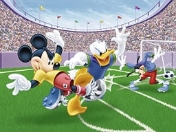 [13125 9] Puzzle 300 piezas XXL -Mickey en el Estadio- Ravensburger