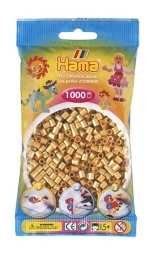 [207 61] Bolsa 1000 piezas -Dorado Metalizado 61- Hama Midi