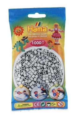 [207 70] Bolsa 1000 piezas -Gris Claro 70- Hama Midi