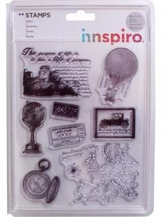 [17330] Sellos Acrílicos 14 x 18 cm. -Vivir la Vida- (8 pzs.)