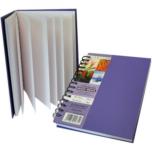 [468298400] Bloc Técnicas Mixtas 30 Hojas A4 21 x 29,7 cm. 250 gr. Espiral Cachet Daler-Rowney