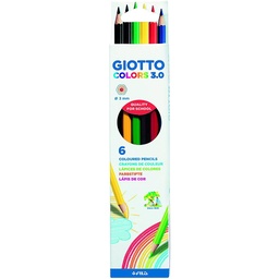 [276800] Estuche Lápices Colors 3.0 (6 Colores) Giotto