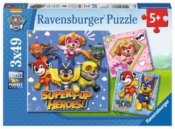 [08036 6] Puzzle 3 x 49 piezas -Patrulla Canina- Ravensburger