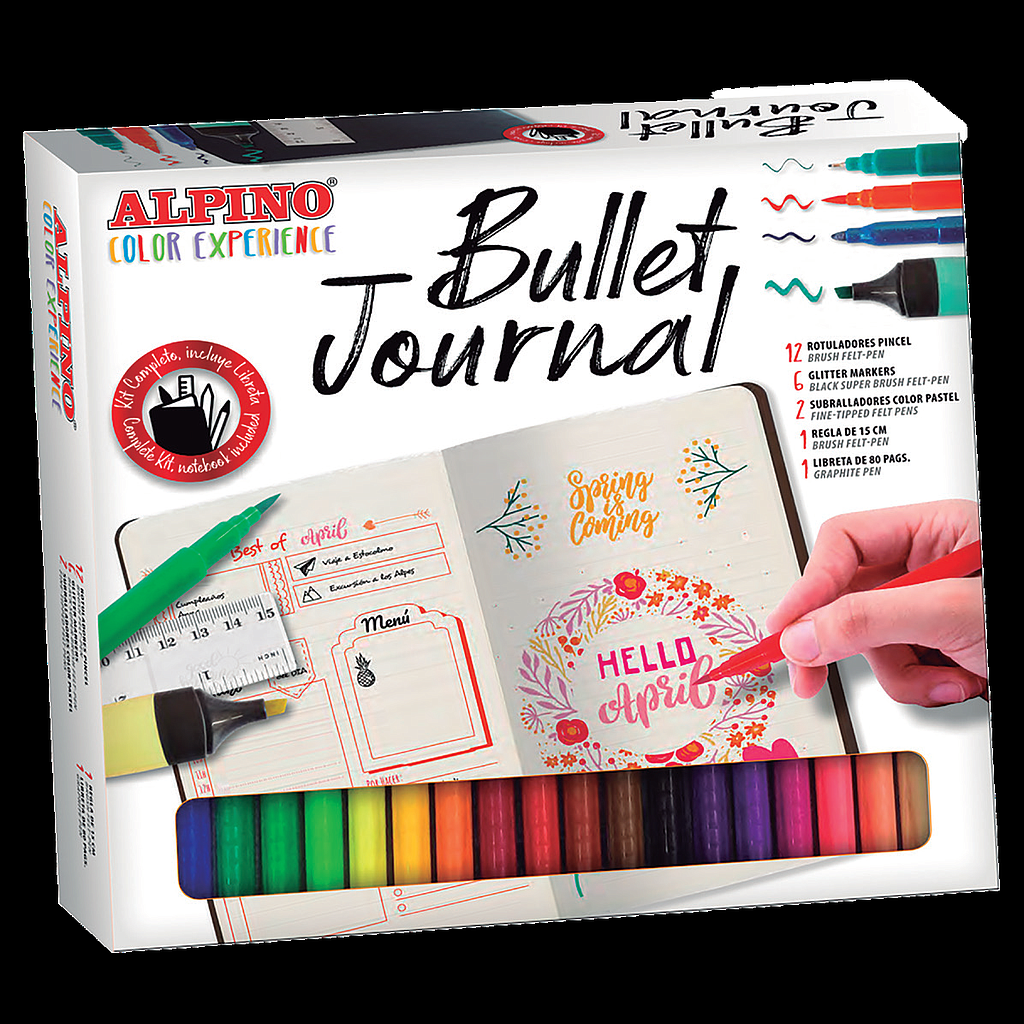 [AR001010] Set -Bullet Journal- 22 pzs. Alpino