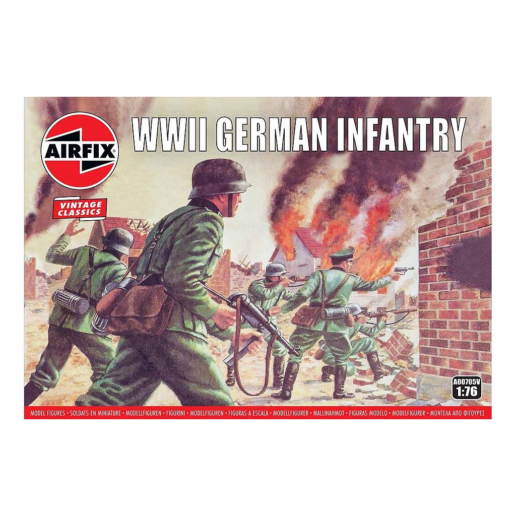 [A00705V] Set 48 Figuras 1/76 -WWII German Infantry- Airfix
