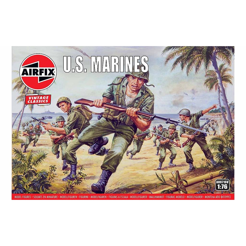 [A00716V] Set 45 Figuras 1/76 -WWII US Marines- Airfix