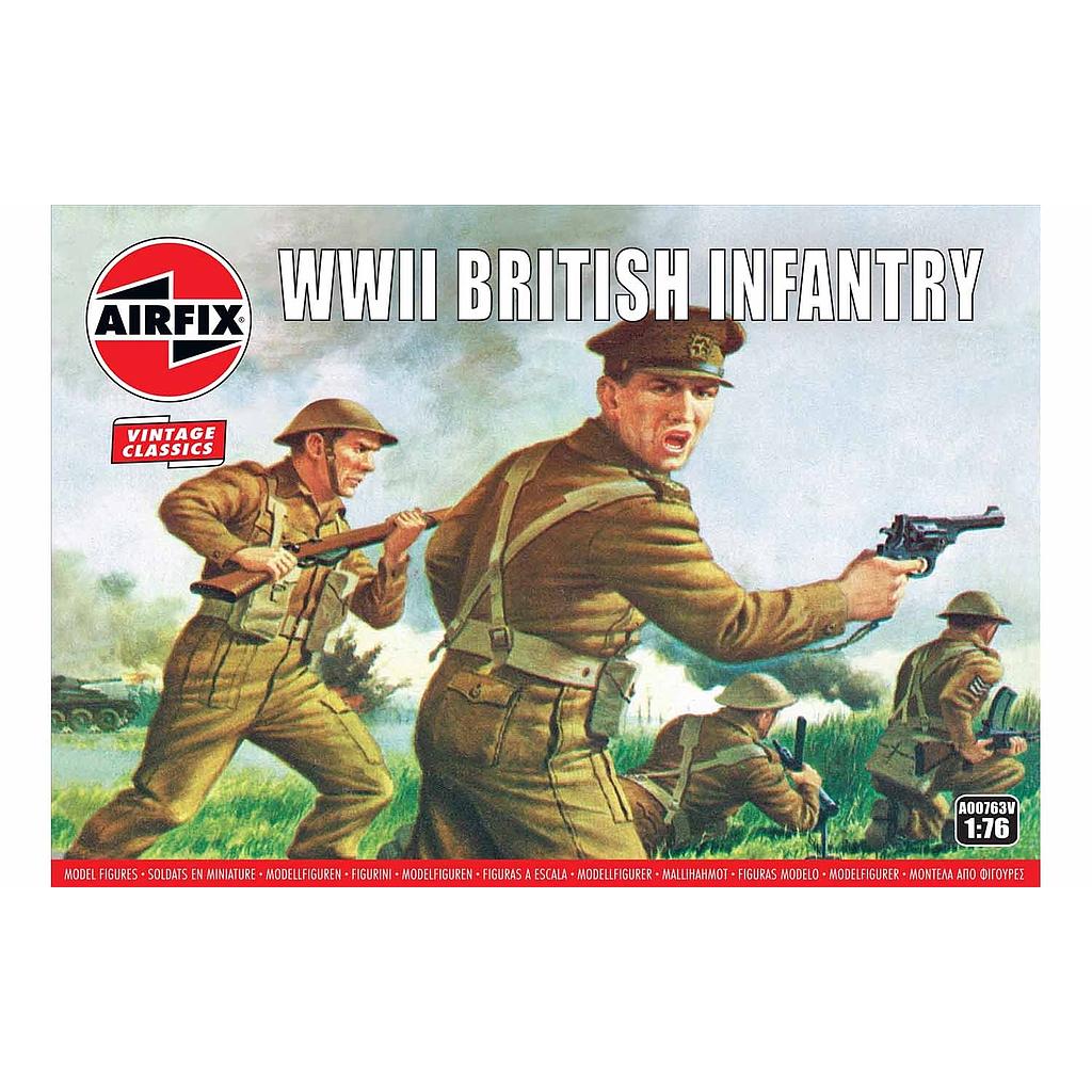 [A00763V] Set 48 Figuras 1/76 -WWII British Infantry N. Europe- Airfix