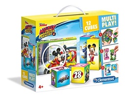 [41508 3] Rompecabezas 12 Cubos -Mickey- Clementoni