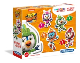 [20816 6] Puzzles Progresivos 3+6+9+12 piezas -Top Wing- Clementoni