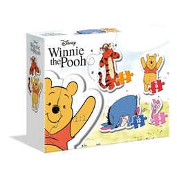 [20820 3] Puzzles Progresivos 3+6+9+12 piezas -Winnie The Pooh- Clementoni