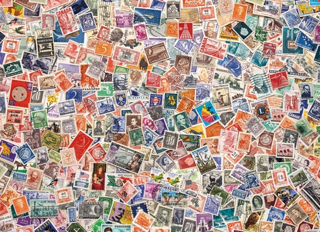 [39387 9] Puzzle 1000 piezas -Stamps, Sellos- Clementoni