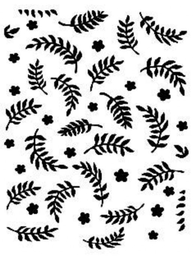 [AS416] Plantilla Stencil 21 x 30 cm. -Hojas- Cadence