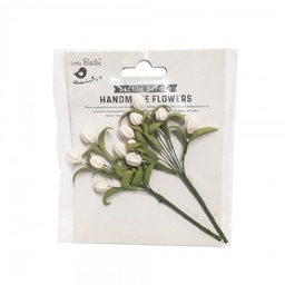 [278] Flores Papel -Ramito Tulipanes- (2 pzs.) Little Birdie