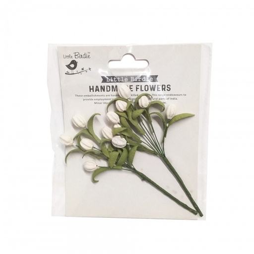 [278] Flores Papel -Ramito Tulipanes- (2 pzs.) Little Birdie