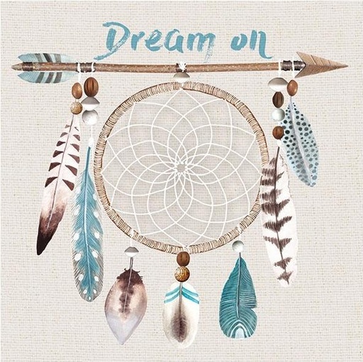 Servilleta 33 x 33 cm. -Dream On-