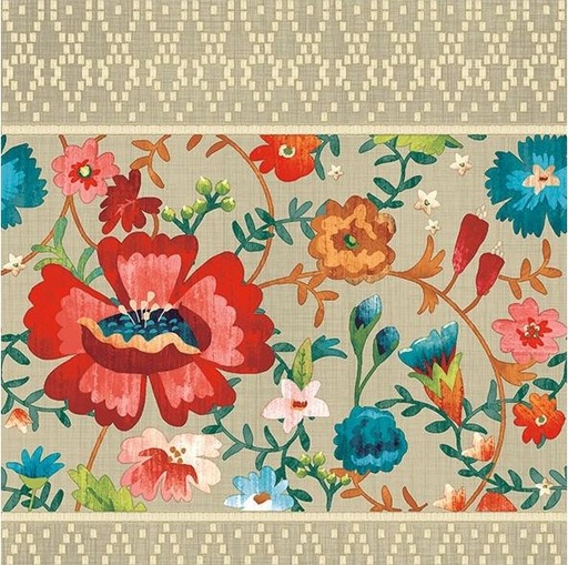 Servilleta 33 x 33 cm. -Darcy Beige-
