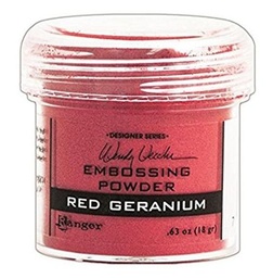 [43911] Polvo Embossing -Rojo Geráneo- 18 gr. Ranger