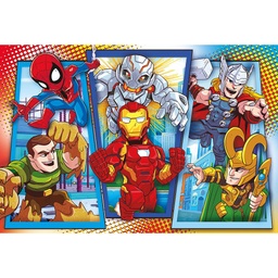 [23746 3] Puzzle 104 piezas Maxi -Superhero- Clementoni