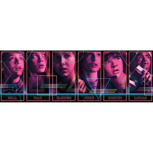 [39548 4] Puzzle 1000 piezas -Panorama: Stranger Things- Clementoni