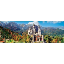 [39438 8] Puzzle 1000 piezas -Panorama: Neuschwanstein- Clementoni