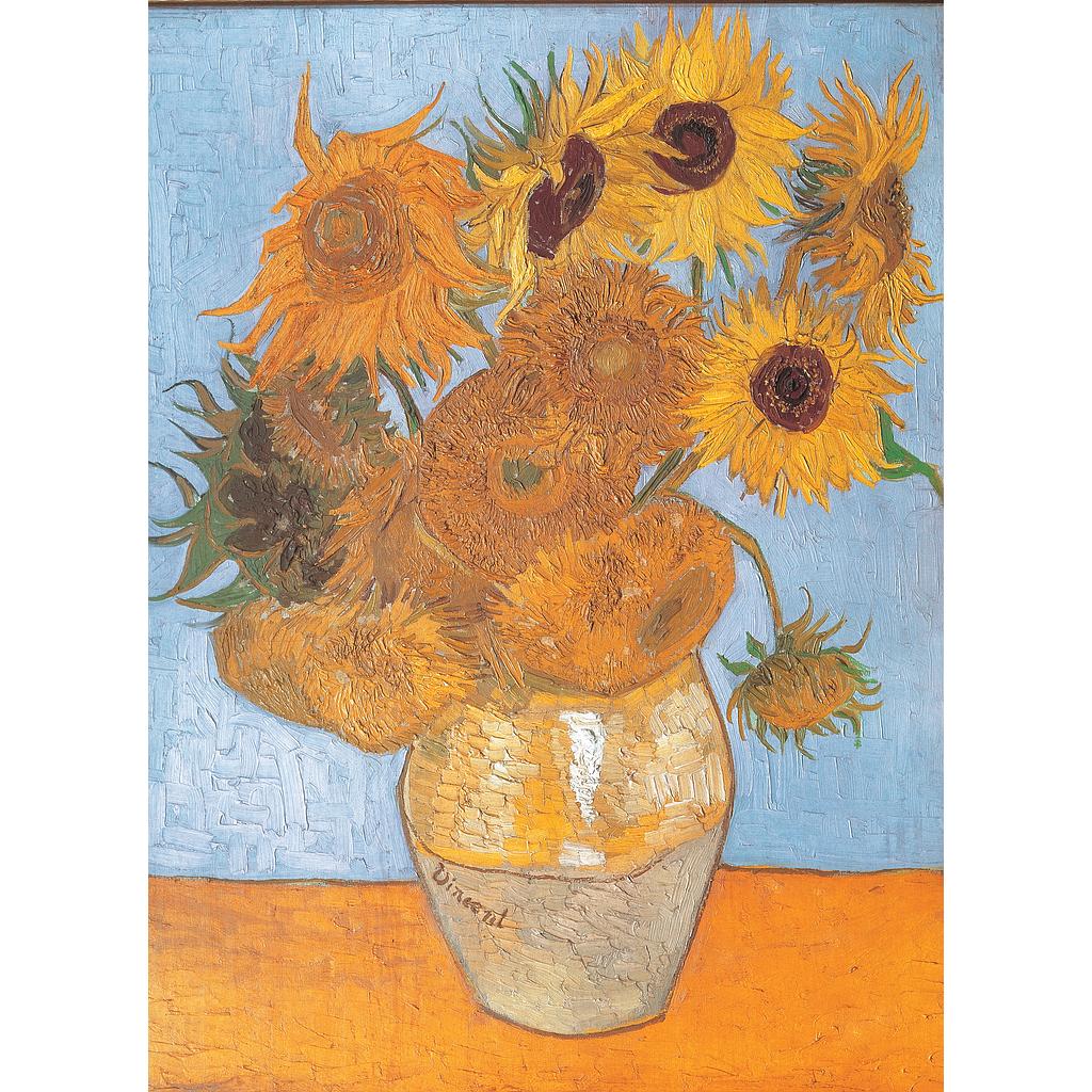 [31438 6] Puzzle 1000 piezas -Van Gogh: Los Girasoles- Clementoni