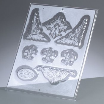 [9500152] Moldes Ornamentos 8 partes (4 - 8 cm.)