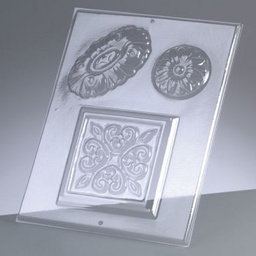 [9500155] Moldes Ornamentos 3 partes (6 - 11 cm.)