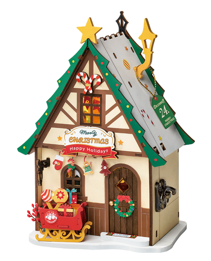 [DS036] Kit -Twinkling Christmas House-  Rolife Robotime