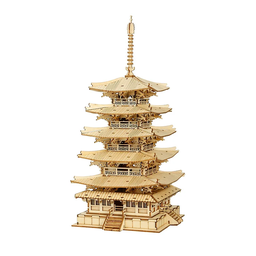 [TGN02] Set Construcción Madera -Pagoda- Rolife Robotime