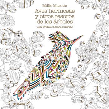 [978-84-16965-93-9	] Libro Colorear "Aves Hermosas y Otros Tesoros de los Arboles" 