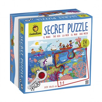 [69274792] Puzzle Secreto 24 piezas -El Mar- Ludattica