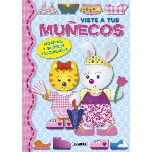 [S3164001] Libro Troquelados Vestidos -Viste a tus Muñecos- Susaeta